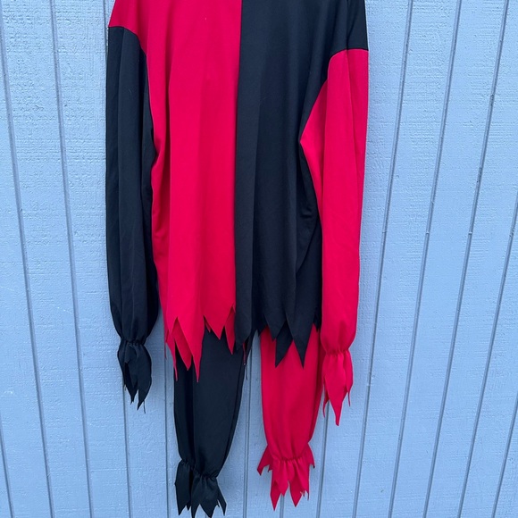 Red and Black Evil Jester/Devil Costume - Picture 2 of 12